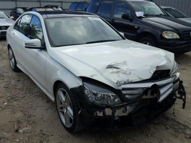 WDDGF5GB2AR123075 - 2010 MERCEDES-BENZ C 350 WHITE photo 1