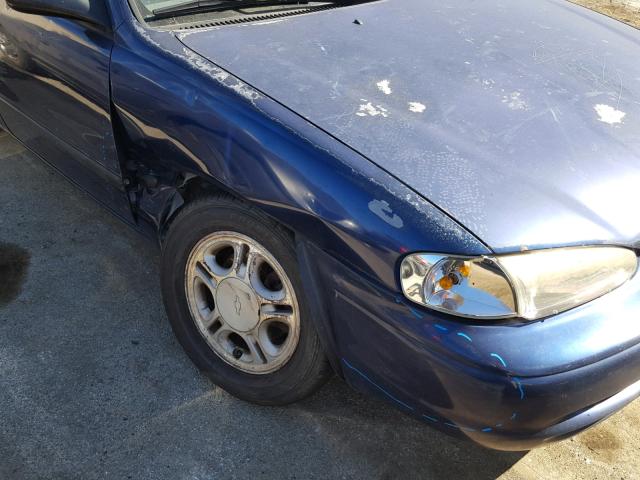 1Y1SK5484WZ404306 - 1998 CHEVROLET GEO PRIZM 蓝色 照片 9