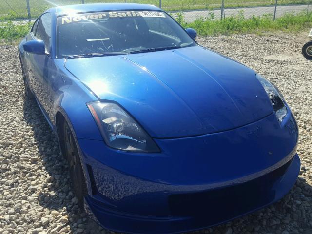 JN1AZ34D34T164732 - 2004 NISSAN 350Z COUPE BLUE photo 1