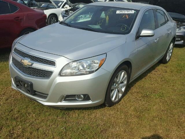 1G11E5SA2DF285370 - 2013 CHEVROLET MALIBU SILVER photo 2