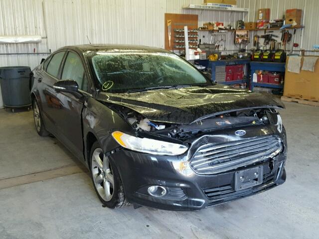 3FA6P0HD3ER356050 - 2014 FORD FUSION SE BLACK photo 1