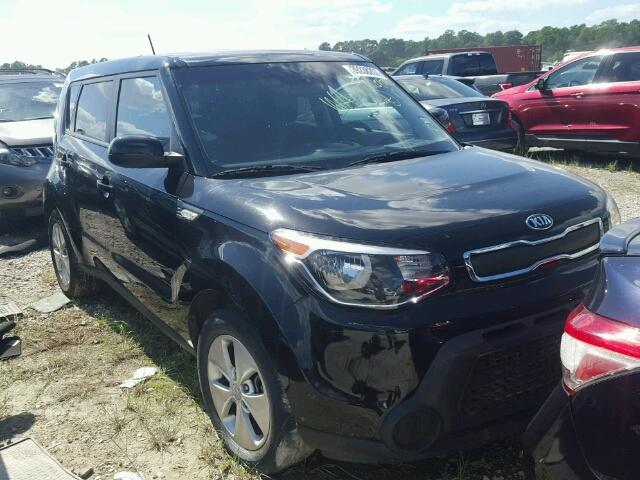 KNDJN2A25E7092111 - 2014 KIA SOUL BLACK photo 1