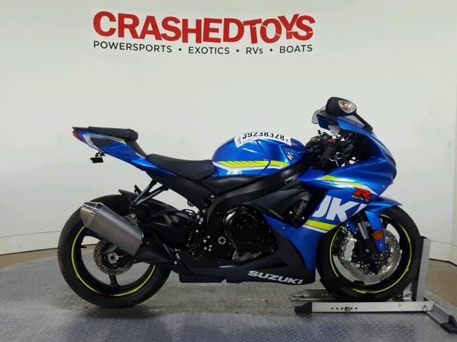 JS1GN7FA1H2100286 - 2017 SUZUKI GSX-R600 BLUE photo 1