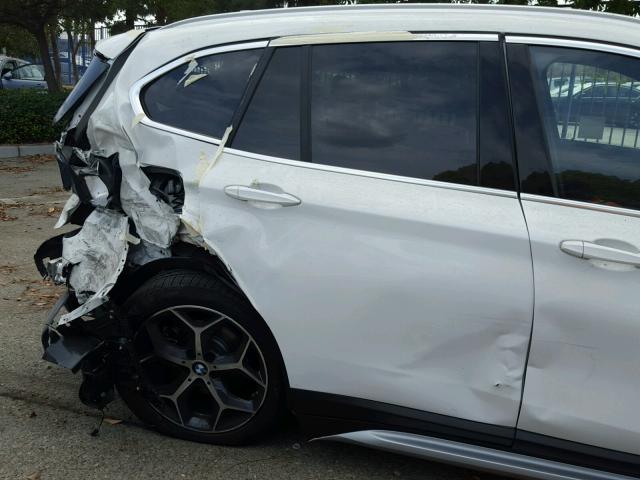 WBXHT3C37J5L24863 - 2018 BMW X1 XDRIVE2 Blanco foto 9