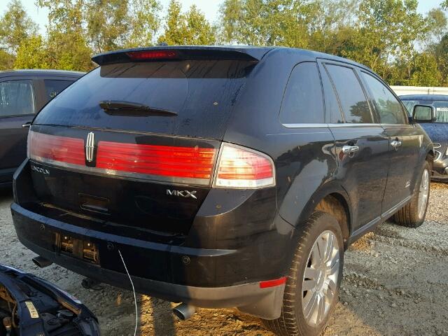 2LMDU68C88BJ34644 - 2008 LINCOLN MKX BLACK photo 4