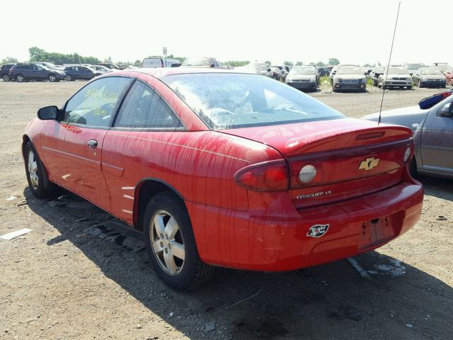 1G1JF12F257122294 - 2005 CHEVROLET CAVALIER L RED photo 3