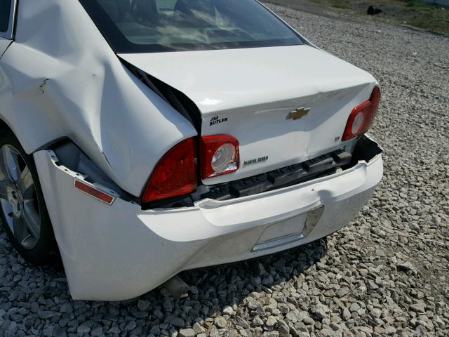 1G1ZH57B19F259121 - 2009 CHEVROLET MALIBU 1LT 白色 照片 9