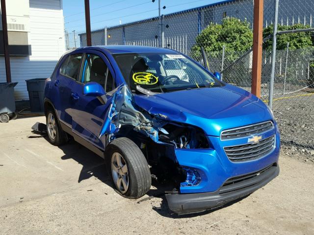 KL7CJPSB2FB228948 - 2015 CHEVROLET TRAX 1LS BLUE photo 1