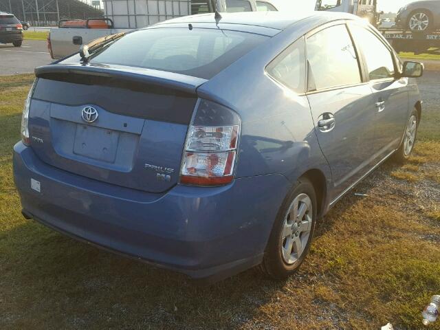 JTDKB20U653048920 - 2005 TOYOTA PRIUS BLUE photo 4