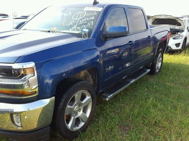 3GCPCREC1GG207208 - 2016 CHEVROLET SILVERADO BLUE photo 2