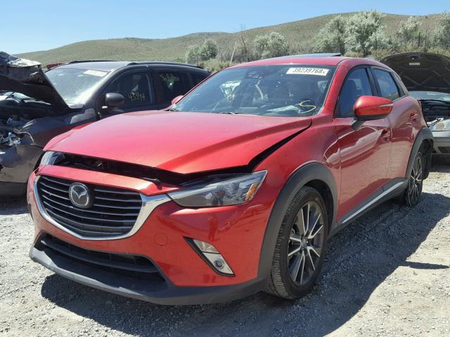 JM1DKBD78G0105815 - 2016 MAZDA CX-3 GRAND RED photo 2