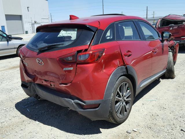 JM1DKBD78G0105815 - 2016 MAZDA CX-3 GRAND RED photo 4