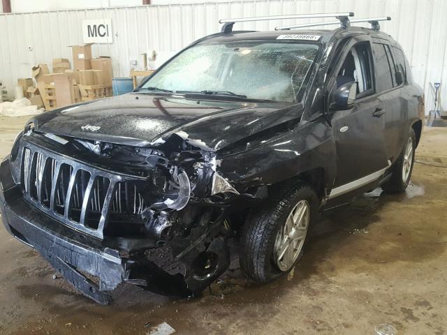 1J4NF1FB2AD640363 - 2010 JEEP COMPASS SP BLACK photo 2