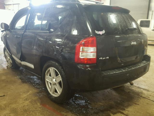 1J4NF1FB2AD640363 - 2010 JEEP COMPASS SP BLACK photo 3