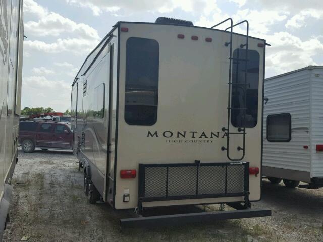 4YDF31026HA740891 - 2017 KEYSTONE MONTANA BEIGE photo 3