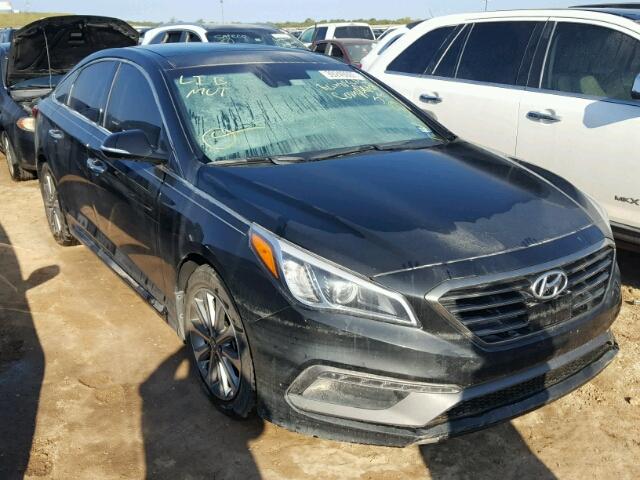 5NPE34AF5GH287100 - 2016 HYUNDAI SONATA SPO BLACK photo 1