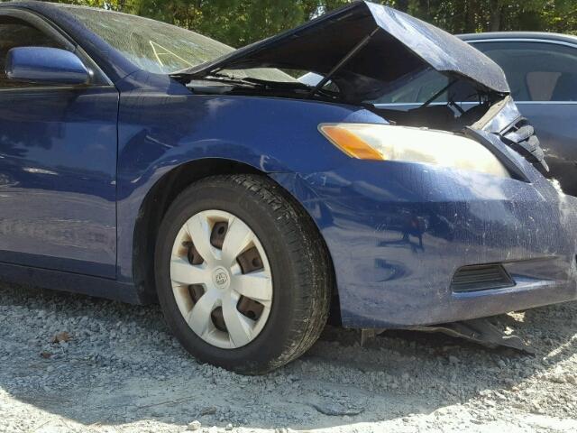 4T1BE46K49U361436 - 2009 TOYOTA CAMRY BASE BLUE photo 1