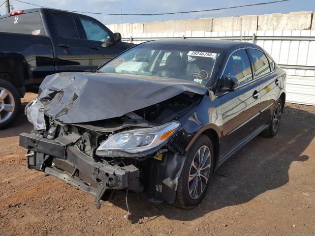 4T1BK1EB3GU216992 - 2016 TOYOTA AVALON XLE BLACK photo 2