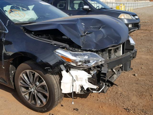 4T1BK1EB3GU216992 - 2016 TOYOTA AVALON XLE BLACK photo 9