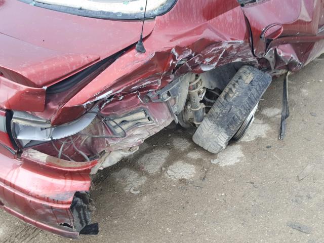 1G1NE52J13M684265 - 2003 CHEVROLET MALIBU LS Марун фото 9