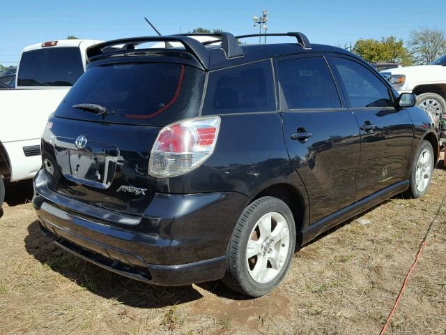 2T1KR32E16C569513 - 2006 TOYOTA COROLLA MA BLACK photo 4