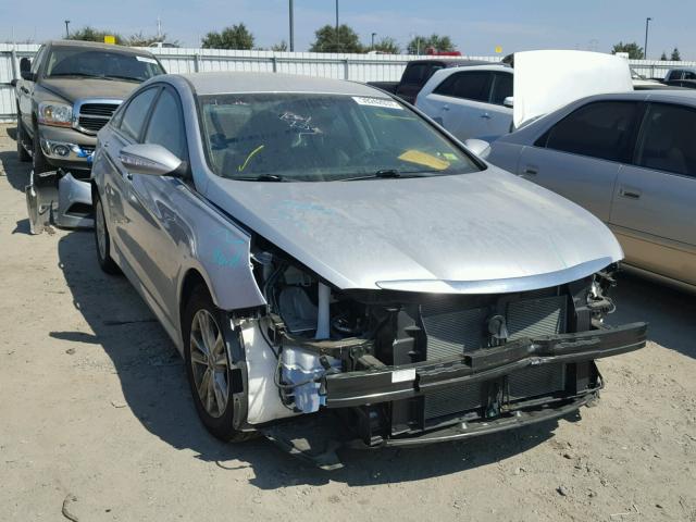 5NPEB4AC0EH888498 - 2014 HYUNDAI SONATA GLS SILVER photo 1