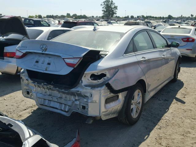 5NPEB4AC0EH888498 - 2014 HYUNDAI SONATA GLS SILVER photo 4