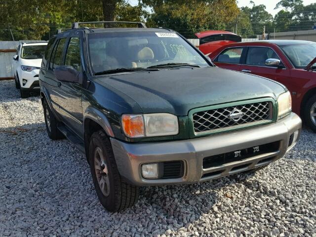 JN8DR09X71W575349 - 2001 NISSAN PATHFINDER GREEN photo 1