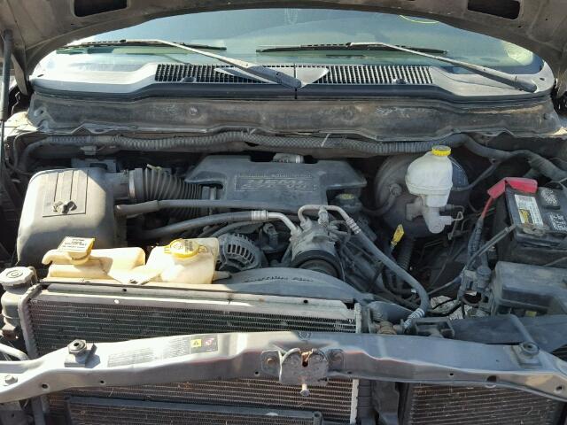 1D7HA18D15S269865 - 2005 DODGE RAM 1500 S GRAY photo 7