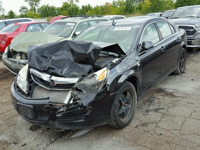 1G8ZS57B99F130286 - 2009 SATURN AURA XE BLACK photo 2