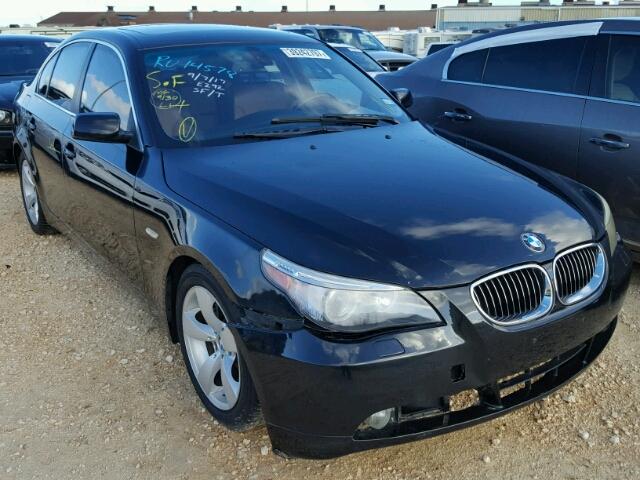 WBANE53586CK89192 - 2006 BMW 525 BLACK photo 1