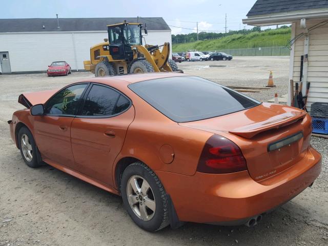 2G2WS522651157998 - 2005 PONTIAC GRAND PRIX Қызғылт сары фото 3
