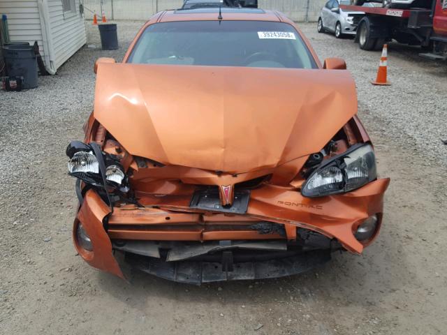 2G2WS522651157998 - 2005 PONTIAC GRAND PRIX Қызғылт сары фото 9