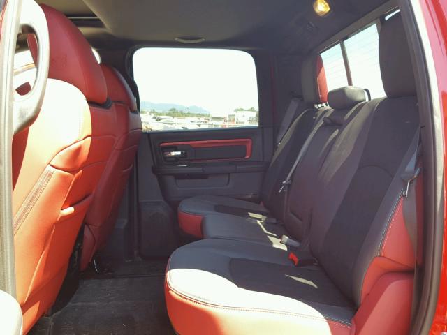 1C6RR7YT9HS534741 - 2017 RAM 1500 REBEL წითელი ფოტო 6