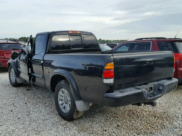 5TBRT38104S441748 - 2004 TOYOTA TUNDRA BLACK photo 3