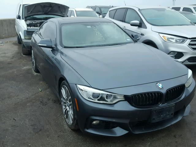 WBA3N7C56GK225632 - 2016 BMW 428 GRAY photo 1