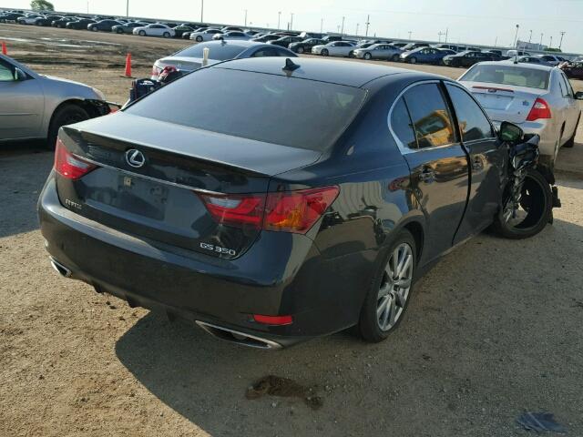 JTHBE1BL6D5012197 - 2013 LEXUS GS 350 BLACK photo 4