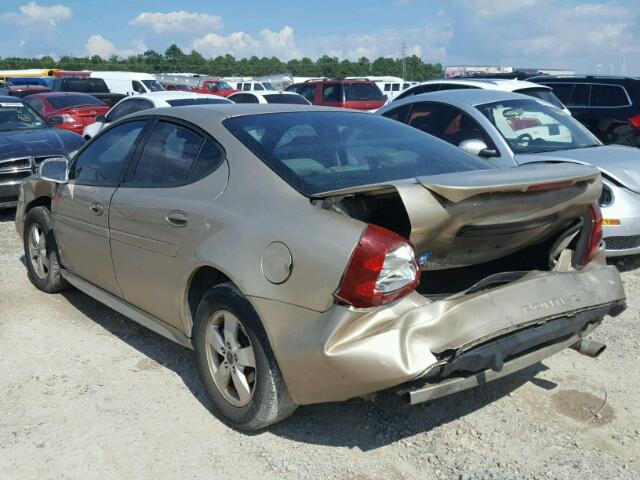 2G2WP522X51171436 - 2005 PONTIAC GRAND PRIX GOLD photo 3
