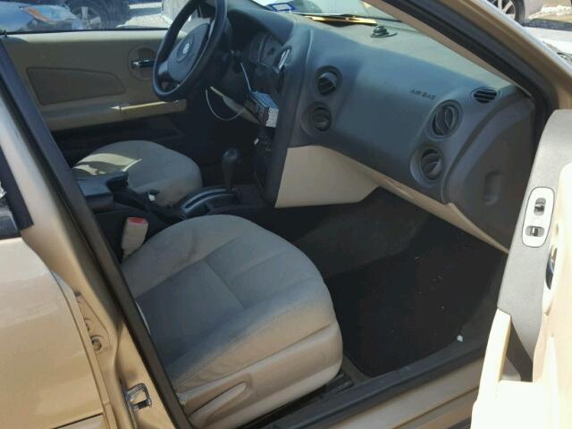 2G2WP522X51171436 - 2005 PONTIAC GRAND PRIX GOLD photo 5