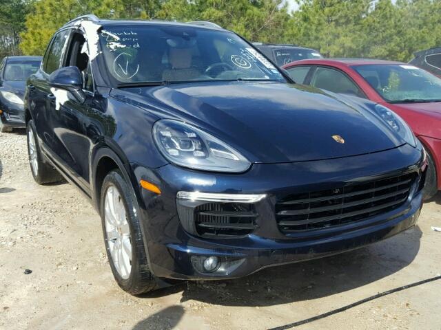 WP1AB2A2XGLA94311 - 2016 PORSCHE CAYENNE S BLUE photo 1