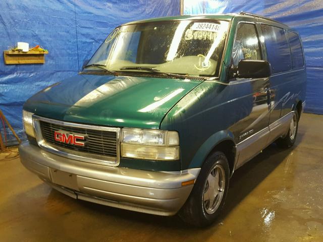 1GKEL19X32B517470 - 2002 GMC SAFARI XT GREEN photo 2