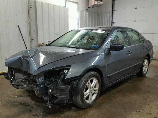 JHMCM56337C017155 - 2007 HONDA ACCORD GRAY photo 2