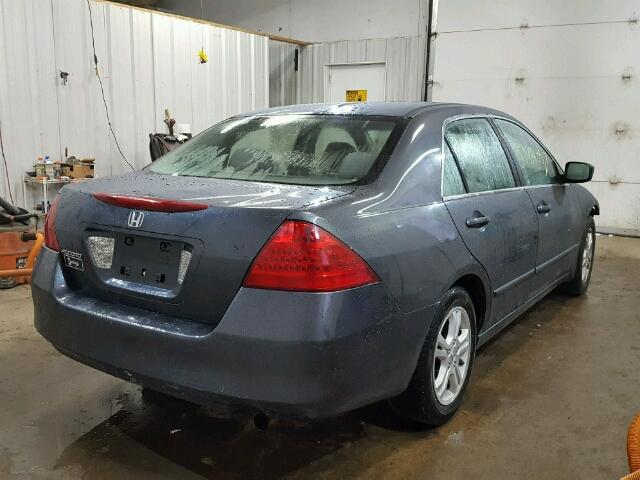 JHMCM56337C017155 - 2007 HONDA ACCORD GRAY photo 4