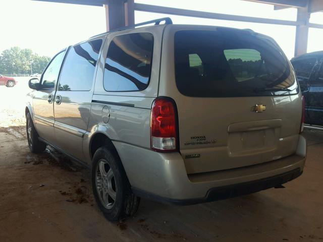1GNDV33W77D201795 - 2007 CHEVROLET UPLANDER L 金色 照片 3