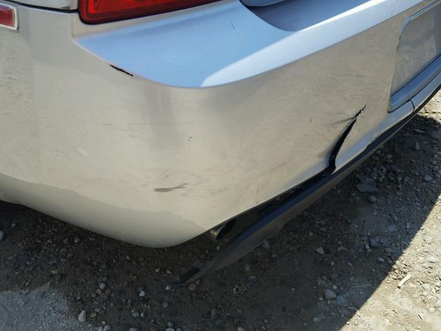 1G1ZC5EB6AF289205 - 2010 CHEVROLET MALIBU 1LT ვერცხლისფერი ფოტო 10