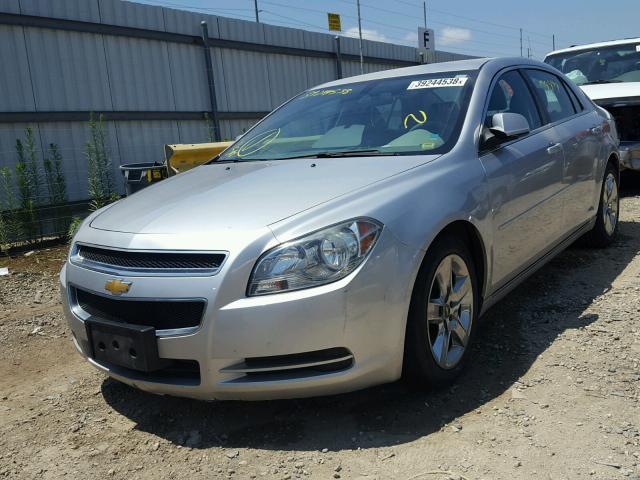 1G1ZC5EB6AF289205 - 2010 CHEVROLET MALIBU 1LT ვერცხლისფერი ფოტო 2