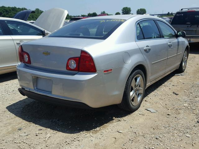 1G1ZC5EB6AF289205 - 2010 CHEVROLET MALIBU 1LT ვერცხლისფერი ფოტო 4