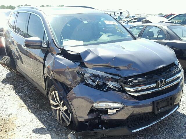 5FNYF6H09HB030197 - 2017 HONDA PILOT ELIT GRAY photo 1