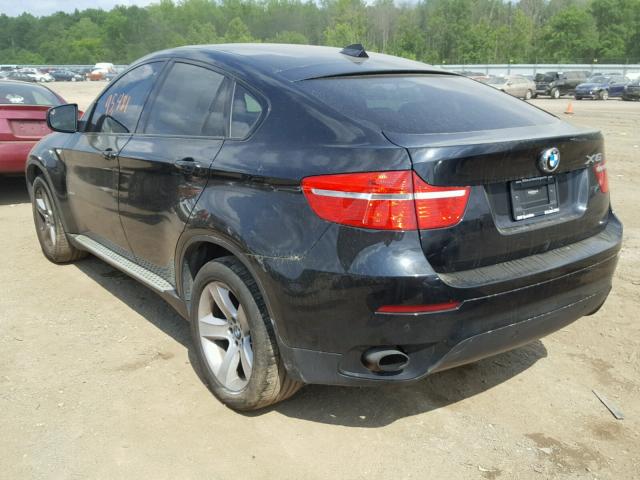 5UXFG2C5XCL781538 - 2012 BMW X6 XDRIVE3 BLACK photo 3