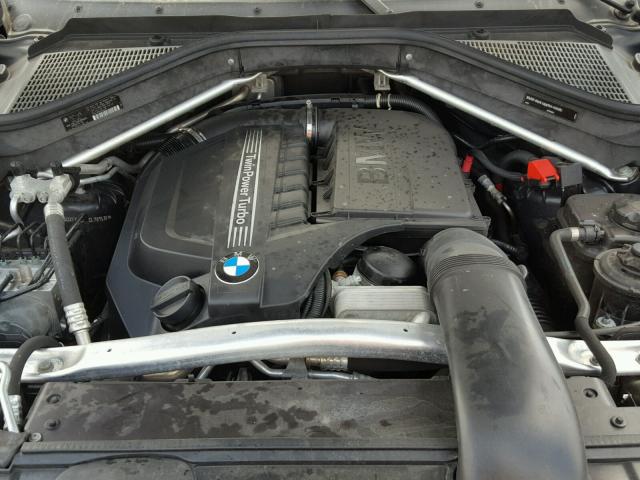5UXFG2C5XCL781538 - 2012 BMW X6 XDRIVE3 BLACK photo 7